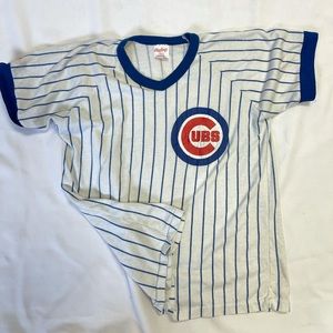 COPY - Vintage Deadstock Chicago Cubs Rawlings 1980s Jersey Adult Large- White …